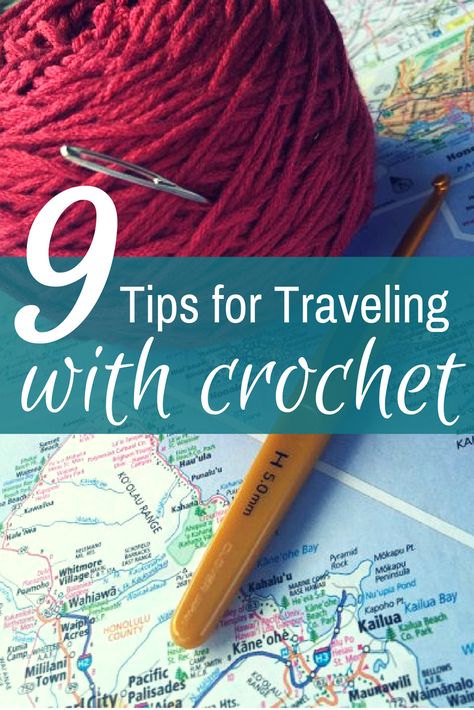 Traveling crocheter? You Crochet Travel, Crochet Classes, Crochet Dog Sweater, Confection Au Crochet, Tips For Traveling, Crochet Supplies, Crochet Tips, Blanket Patterns, Crochet Diy