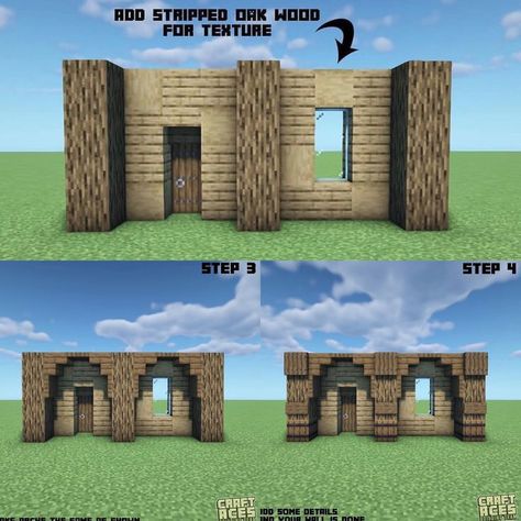 Minecraft Builds Ideas Survival, Minecraft Base, Case Minecraft, Minecraft Wall, Rumah Minecraft Sederhana, Minecraft Mansion, Minecraft Structures, Minecraft House Plans, Bangunan Minecraft