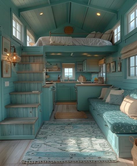 20 Ideas To Make The Most of a Tiny Cabin Tiny House Remodel, Diy Tiny House, Tiny House Layout, Tiny House Inspiration, Tiny Apartments, Tiny House Kitchen, Tiny Cabin, Tiny House Decor, Tiny House Interior