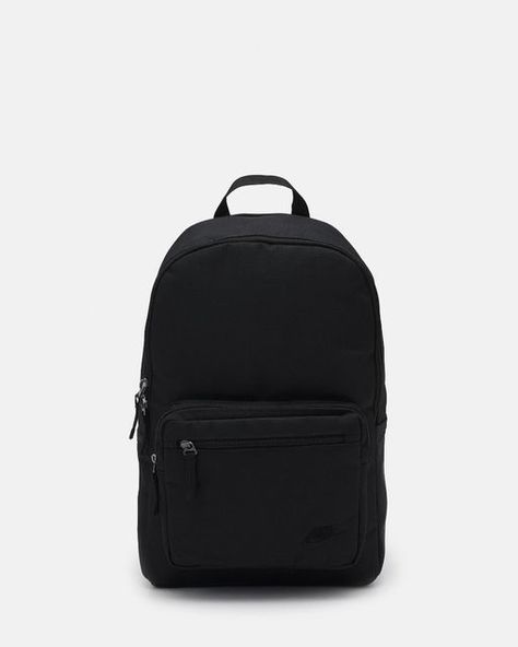 utieful on Instagram: "Nike backpack #nike #bag #backpack" Men’s Bags, Nike Heritage Backpack, Nike Backpack, Streetwear Accessories, Plain Black, Fashion Updates, Mens Streetwear, Black Backpack, Nike Sportswear