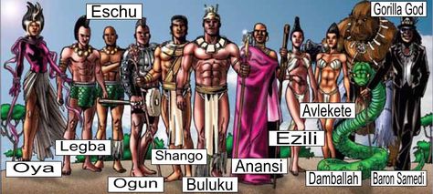 AFRICAN GODS African Gods And Goddesses, Oya Goddess, African Gods, African Mythology, Myths & Monsters, Goddess Of The Sea, World Mythology, Comic Book Superheroes, Ancient Mythology