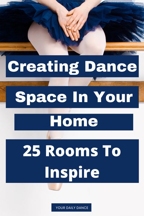 25 Rooms to inspire you for creating dance space in your homeGreat ideas for smaller spaces and rooms where you have a little more room to dance. Dance Corner In Room, Dance Area In Bedroom, Dance Room In Garage, Basement Dance Studio Ideas, Home Dance Room Ideas, Small Home Dance Studio, Bedroom Dance Studio, Home Dance Studio Aesthetic, Dance Space At Home