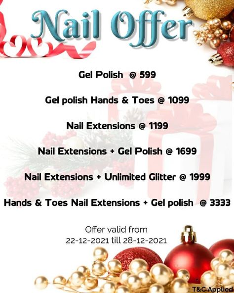 Hey Gorgeous, Make sure you don't miss getting your "Christmas Special" nails at Lush & Plush 😉❄️🎄🎅 The Christmas Vibe can never be less! Get the fabulous Nail Extensions Term & Condition Apply ✅Book your consultation online ✅Call or WhatsApp: 07614003700,9981906010 #christmascelebration #christmasvibes #nailextensions #faboulousnails #nailsforlife #newnails #naillove #colours #pamper #nailart #christmasnails #nailsofinstagram #nailsonfleek #nailideas #naildesign #safetyfirst #beauty Special Nails, Christmas Vibe, Hey Gorgeous, Beauty Parlor, Fabulous Nails, Cute Love Pictures, Nail Extensions, Nails On Fleek, Christmas Special