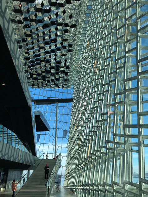 Amazing Harpa concert hall, Reykjavik Harpa Concert Hall, Iceland Photos, Concert Hall, Reykjavik, Iceland, Skyscraper, Multi Story Building, Louvre, Concert