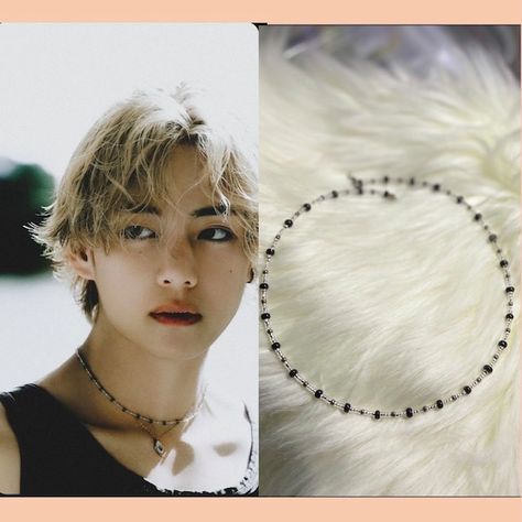 Cheap Trendy Beaded Choker, Skz Beads Necklace, Cheap Handmade Kpop Beaded Bracelets, Bts Seed Bead Jewelry, Bead Suga Jewelry, Idols Beaded Jewelry, Affordable White Kpop Beaded Bracelets, Kpop Jewelry, Jewelry Kpop