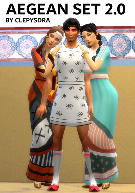 Ts4 Medieval, Ancient Minoan, Sims 4 Medieval, Laura Croft, Egyptian Clothing, Sims 4 Historical, Sims 4 Royal, San Myshuno, Sims Medieval