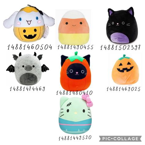 Bloxburg Decals Codes Plushies, Squishmallow Codes Bloxburg, Ghost Decals Bloxburg, Halloween Decal Bloxburg, October Decals Bloxburg, Bloxburg Squishmallow Decal Codes, Halloween Codes Bloxburg, Bloxburg Halloween Decals, Bloxburg Fall/halloween Decals