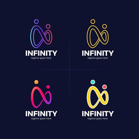 Logo Design Infinity, People Logo Design, Teamwork Logo, Type Design Inspiration, Logo Infinity, Infinity Logo, Union Logo, Inspiration Logo Design, People Logo