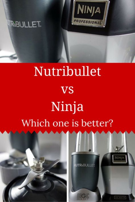 The Nutribullet vs Ninja Bullet a comparison and product review of the blenders Ninja Bullet, Ninja Blender, Cooking 101, Blender Recipes, London Food, Cooking On A Budget, Cooking Basics, British Food, 21 Day Fix