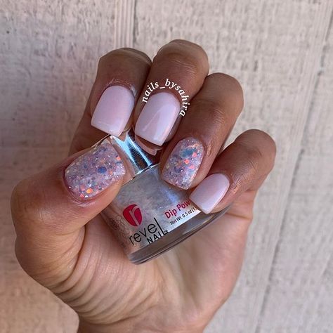 opal, princess rule Revel Dip Nails, Powder Dipped Nails, Revel Nail Dip Powder, Revel Nail Dip, Opal Nails, Revel Nail, Nail Dip Powder, Dip Nails, Nail Dip