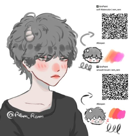 smooth/soft ibispaint X brushes+ anime boy fanart Smooth Ibispaint Brush, Soft Brush Ibispaint Code, Smooth Brush Ibis Paint, Soft Brushes Ibis Paint, Ibis Paint Brush Code Lineart Soft, Soft Ibis Paint Brush, Ibispaint Art Anime, Soft Brush Ibispaint, Ibispaint X Brushes