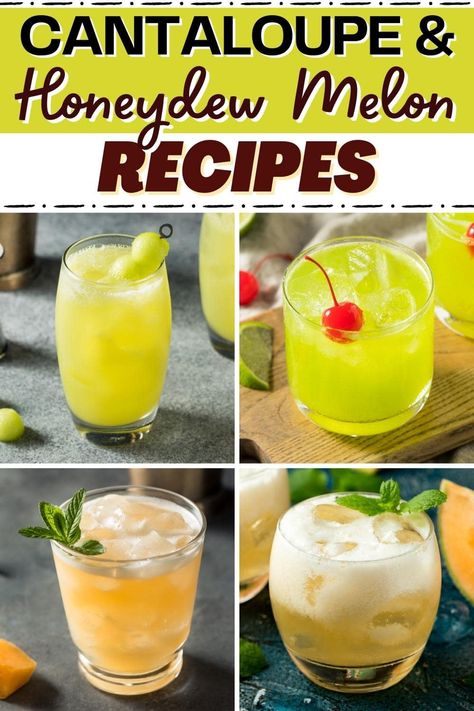 Melon Drinks Alcohol, Meloncello Recipe, Honey Melon Ciroc Recipes, Melon Cocktail Recipes, Honeydew Recipes, Melon Drink Recipes, Melon Ball Drink, Honeydew Cocktail, Honeydew Melon Recipes