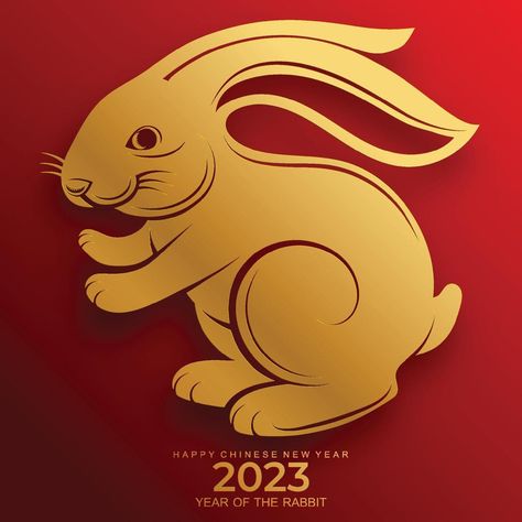 New Year Rabbit 2023, Happy Chinese New Year 2023, 2023 Rabbit, 2023 Year Of The Rabbit, Chinese New Year 2023, Rabbit 2023, All About Rabbits, 2023 Year, New Year 2023