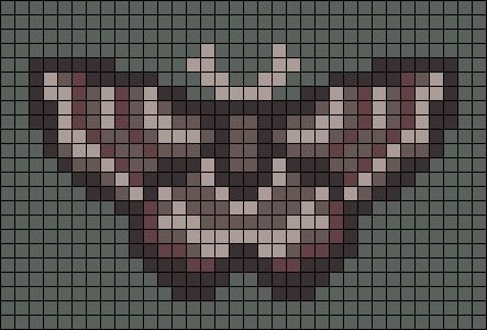 Moth Tapestry Crochet Pattern, Desert Alpha Pattern, Moth Crochet Tapestry, Dragonfly Pixel Art, Perler Bead Moth, Bug Alpha Pattern, Pixel Grid Crochet Patterns, Moth Alpha Pattern, Bug Pixel Art