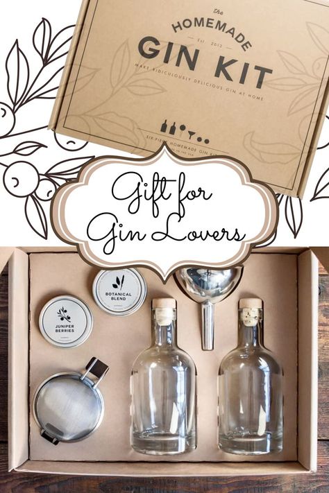 Homemade Gin, Make Your Own Gin, Gin Kit, Gifts For Gin Lovers, Gin Gifts, Juniper Berries, Gin Lovers, Party Box, Juniper Berry