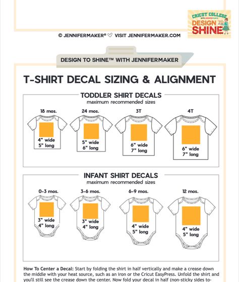 TODDLER T-SHIRT DECAL SIZING & ALIGNMENT Decal Size For 2t Shirt, Shirt Sizing Chart For Sublimation, Tshirt Decal Sizing, Svg Sizes For T Shirts, T Shirt Decal Size Chart, T Shirt Image Size Chart, Shirt Logo Size Chart, Print Sizes For Shirts, Tshirt Decal Size And Placement