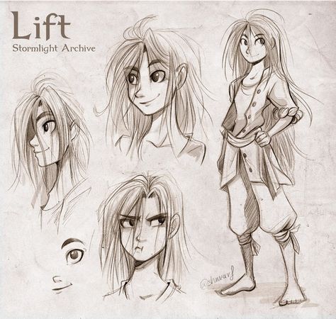 Lift - Stormlight Archive Lift Stormlight Archive, Cosmere Art, Words Of Radiance, The Stormlight Archive, Animated Anatomy, Mistborn Series, Stormlight Archives, Brandon Sanderson Stormlight Archive, The Way Of Kings