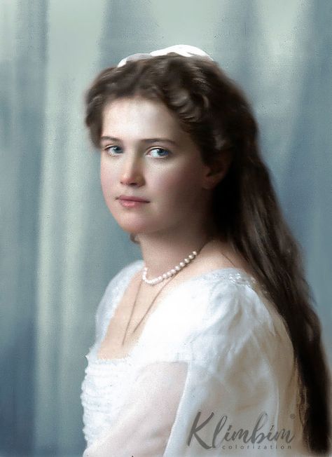 Grand Duchess Maria Nikolaevna, 1914 Maria Nikolaevna Color, Maria Romanov Color, Maria Romanov, Maria Nikolaevna, Familia Romanov, Romanov Sisters, Anastasia Romanov, Princesa Real, Grand Duchess Olga