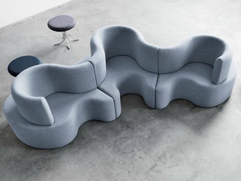 Cloverleaf Sofa, Fabric Sofa Design, Trendy Sofas, Latest Sofa Designs, Panton Chair, Verner Panton, 3 Piece Sectional, George Nelson, Design Master