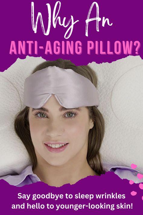 Want to know how to get rid of sleep wrinkles? With an @beautypillowofficial anti-aging pillow & these other beauty sleep tips! Sleeping is one of the leading causes of premature wrinkles, number 2 after UV exposure. And pressing your face into a plush fluffy pillow for thousands of hours per year is like ironing folds, creases, and wrinkles into the skin. Anti Aging Pillow, Beauty Pillow, Premature Wrinkles, Face Mas, Beauty Products You Need, Sleep Tips, Beauty Natural Products, Face Wrinkles, Beauty Sleep