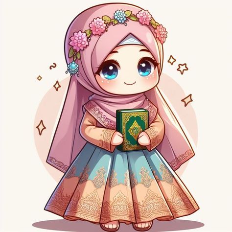 Islamic ✨#muslimgirl #dpz #islam Islamic Stickers, Bee Pictures, Anime Paper, Islamic Cartoon, Boy Drawing, Islamic Girl, Cross Stitch Baby, Country Humans, Muslim Girls