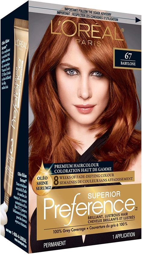 Loreal Red Hair Dye, Auburn Hair Dye Box At Home, Copper Red Hair Dye, Beautiful Red Hair Color, Auburn Hair Dye, Reddish Blonde Hair, Dark Ginger Hair, Light Auburn Hair Color, Ginger Hair Dyed