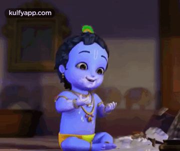 Eating Butter.Gif GIF - Eating butter Little krishna Lord krishna - Discover & Share GIFs Lord Krishna Eating Butter, Krishna Gif Images, Janmashtami Wishes Gif, Krishna Eating Makhan, Janmashtami Gif, Krishna Eating Butter, Cartoons Eating, Butter Image, Krishna Lord