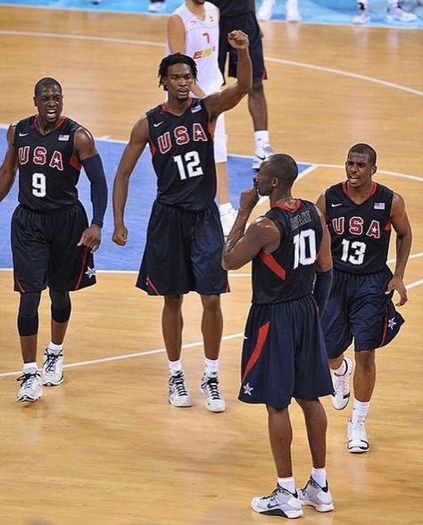 Kobe Bryant Olympics, Kobe Bryant 2008 Olympics, Kobe Olympics, Nba Posters, Shaq And Kobe, Olympic Basketball, Kobe Bryant Nba, 2000s Outfit, Kobe Bryant Pictures