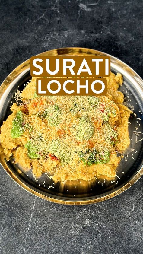 Surat Special Locho Recipe | Gujarati Snack Recipe | Khaman | India Snacks | Born amidst the vibrant streets of Surat, this dish's nomenclature is derived from the Gujarati word 'Locho,' meaning 'mistake' or 'mix-up.' Try this... | By India Food Network | Facebook Locho Recipe, Gujarati Snacks, India Food, Food Network, Food Network Recipes, Snack Recipes, Meant To Be, Snacks, India