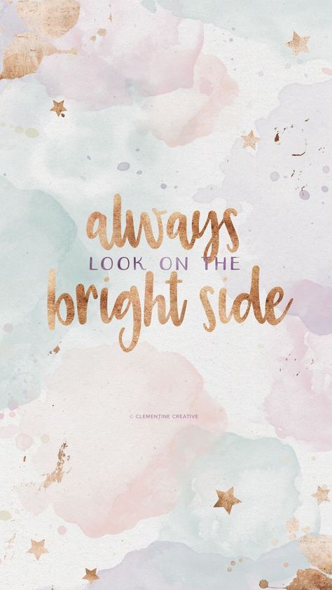 iphone wallpaper • lockscreen wallpaper Wallpapers Rosa, Inspirational Phone Wallpaper, Quotes Lockscreen, Cute Text, Look On The Bright Side, Inspirational Quotes Wallpapers, Vintage Quotes, Phone Wallpaper Quotes, On The Bright Side