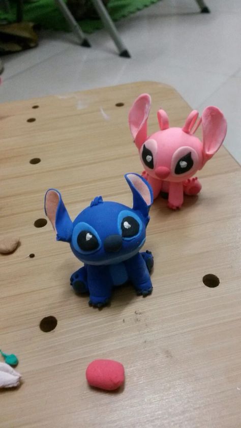 Stich Air Dry Clay Stitch, Stitch Clay, Vision Bored, Life Vision, Polymer Clay Diy, Modeling Clay, Play Doh, Dry Clay, Craft Diy