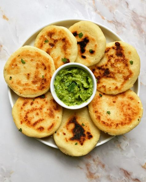 Vegan Arepas, Vegan Arepas Recipe, South American Food, Gluten Free Arepas, Vegan Colombian Food, Healthy Arepas Recipe, Sweet Arepas, Arepas Recipe Colombian, Arepas Recipe Venezuelan