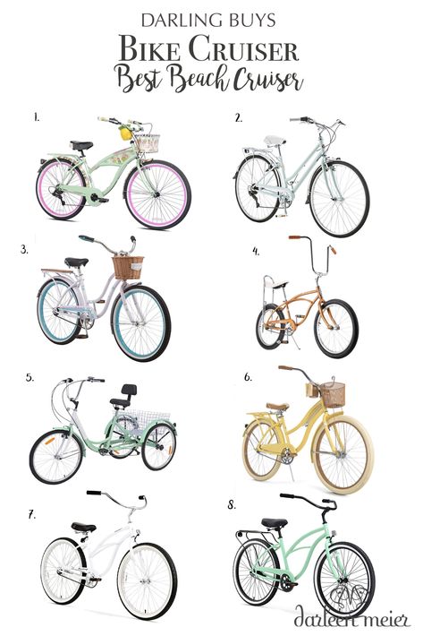 Best bike cruisers Beach Cruiser Bikes Women, Cruiser Bike Accessories, Nantucket Bike Basket, Biking Benefits, Paint Bike, The Flower Market, Beach Cruiser Bicycle, Beach Cruiser Bikes, Comfort Bike