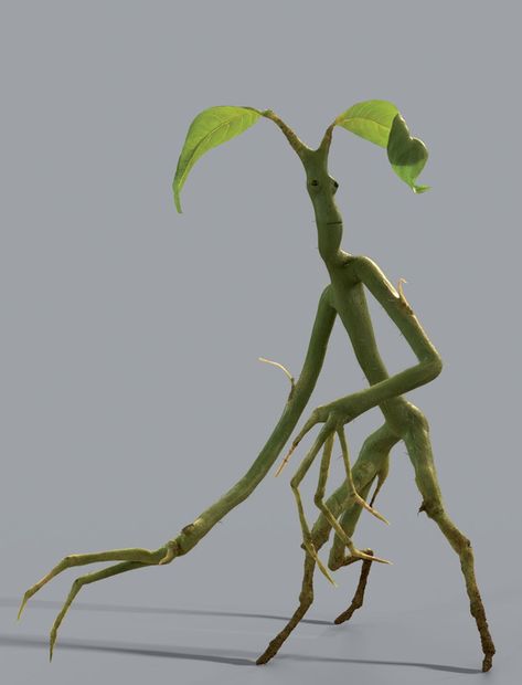 Bowtruckle from Fantastic Beasts Fantastical Beasts Creatures, Bowtruckle Aesthetic, Bowtruckle Tattoo, Picket From Fantastic Beasts, Picket Tattoo Fantastic Beasts, Bowtruckle Drawing, Fantastic Beasts Animals, Bowtruckle Diy, Bow Truckle Fantastic Beasts