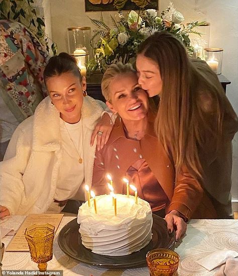 Happy Birthday: Yolanda Hadid celebrated her 56th birthday alongside her model daughter Gi...