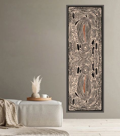 Long Horizontal Wall Art, Twin Beds Guest Room, Bachelor Pad Living Room, Narrow Art, Wide Art, Wood Sculpture Art, Long Painting, Panoramic Art, Linear Art