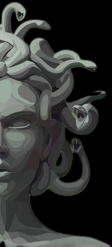 Mythology, greek mythology, roman mythology, myths, athena, zeus, statue, bust, dark academia, percy jackson, medusa art, medusa illustration, medusa digital drawing, medusa aesthetic, greek mythology aesthetic, roman bust, greek bust, roman statue, greek statue, percy jackson fan art, medusa head, feminist history, retelling of Medusa, modern Medusa, retelling mythology, ancient greek, feminism, womanhood, women's history, Medusa Illustration, Medusa Wallpaper, Medusa Greek Mythology, Medusa Drawing, Desktop Wallpaper 1920x1080, Medusa Art, Classic Artwork, Ancient Mythology, Minimal Poster