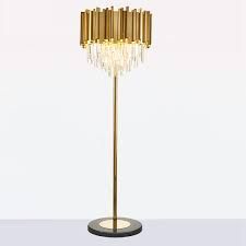 Led Floor Lights, Floor Lamp Modern, Crystal Floor, Crystal Floor Lamp, Standing Lamps, Model Room, Lamps Floor, Gold Floor Lamp, Marriage Vows