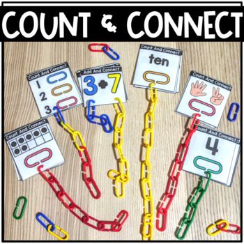 Your students will be building a solid number sense foundation as they count and connect in this fun and engaging math activity. Students will work on number identification and counting sets; identifying numbers from words, ten frames and picture representations; following directions; and modeling addition. Preschool, Kindergarten, & 1st grade approved! #NumberSense #Numbers #KindergartenMath #PreschoolMath #1stGradeMath Addition Preschool, Identifying Numbers, Number Identification, Math Centers Kindergarten, Math Intervention, Math Time, Kindergarten Class, Ten Frames, Math Activity