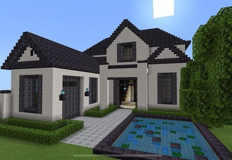 Minecraft Roof Design Ideas, Roof Design Ideas Modern, Minecraft Roofs, Minecraft Roof Design, Roof Design Ideas, Minecraft Roof, Modern Minecraft Houses, Case Minecraft, Rumah Minecraft Sederhana