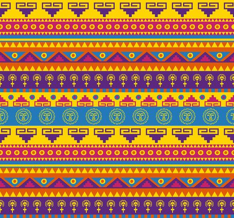 Latin Pattern Design, South American Patterns, Latin America Culture, Latina Painting, Latin Pattern, Latin Festival, Mexican Patterns, Ancient Patterns, Latin Art