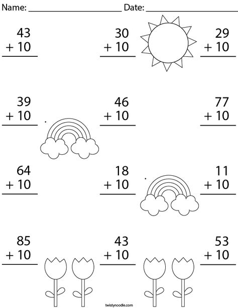 Second Grade Math Worksheets, Kindergarten Math Worksheets Printables, Vegetable Worksheet, Holiday Math Worksheets, Number Worksheet, Math Addition Worksheets, First Grade Math Worksheets, Twisty Noodle, Kids Homework