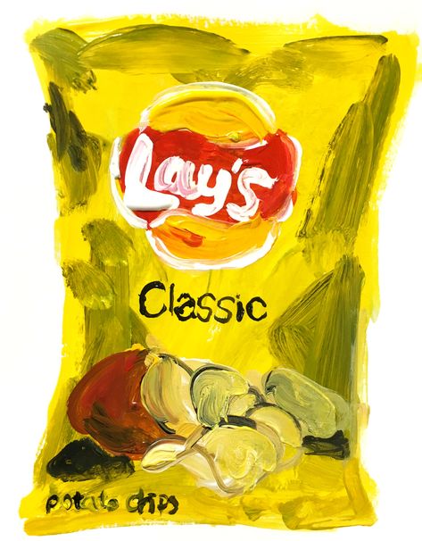 Lay’s Potato Chips on Behance Lays Drawing, Chips Drawing, Chips Illustration, Snack Lays, Chip Tattoo, Gucci Wallpaper Iphone, Ruffles Potato Chips, Lays Chips, Lays Potato Chips