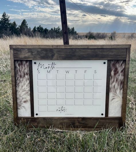 Western Calendar Genuine Cowhide Oversized Planner - Etsy Canada Western Calendar, Diy Western, Laser Projects, Last Name Signs, Print Calendar, Create Sign, Where The Heart Is, Name Sign, Cow Print