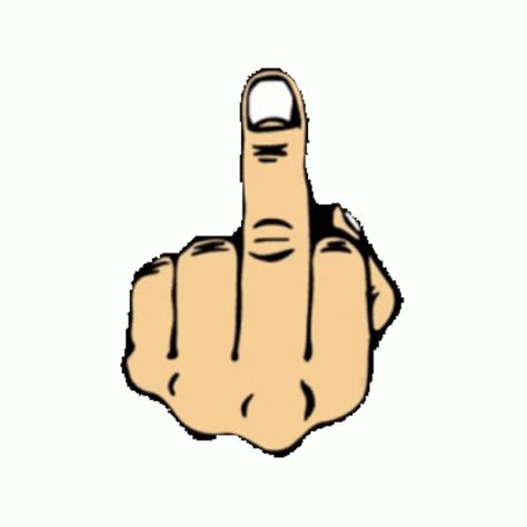 Middle Finger Gif, Middle Finger Emoji, Hand Gif, Hi Images, Middle Finger Tattoos, Good Luck Gif, Funny Emoji Faces, Share Gif, Art Jokes