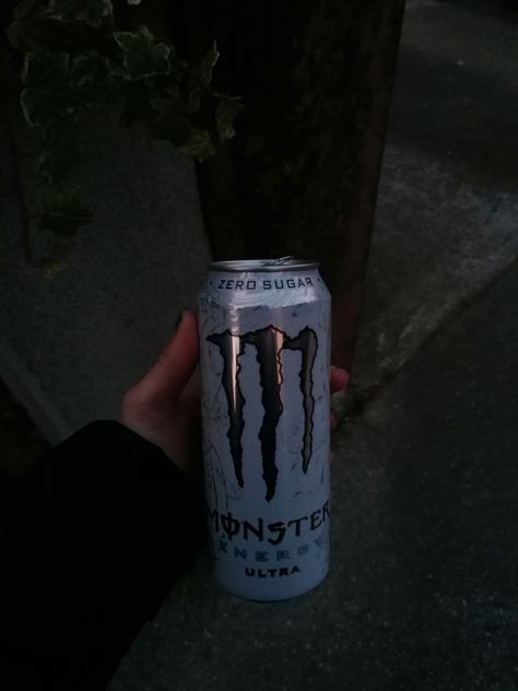 White Monster Drink, Energy Monster, Monster Drink, White Monster, Skateboard Aesthetic, Monster Energy Drink, Energy Drink, Monster Energy, Nature Aesthetic