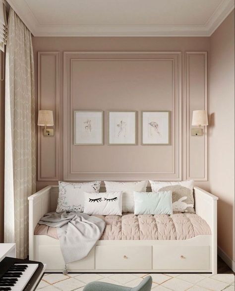 Barbie Bedroom Ideas, Daybed Ideas, Daybed Room, Barbie Bedroom, Bedroom Furniture Set, Kids Bedroom Designs, Nursery Room Inspiration, Ideas For Small Spaces, Kids Room Inspiration