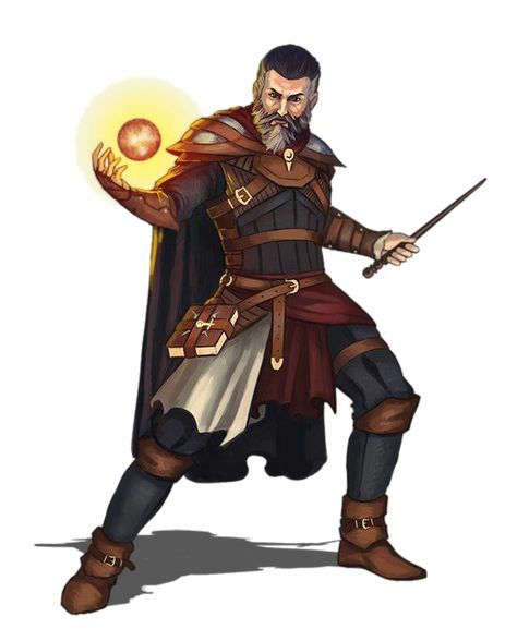 m Wizard w Wand Cloak midlvl Male Human - Pathfinder PFRPG DND D&D 3.5 5th ed d20 fantasy Mage Character, Light Armor, Wand Magic, D&d Minis, Character Design Challenge, Fantasy Wizard, Heroic Fantasy, Human Male, Fantasy Male