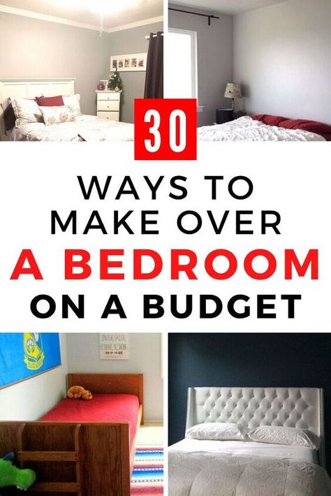 Diy Small Bedroom, Diy Bedroom Makeover, Cheap Bedroom Makeover, Bedroom Upgrades, Bedroom Makeover On A Budget, Budget Bedroom Makeover, Kids Bedroom Makeover, Small Bedroom Makeover, Cheap Rooms