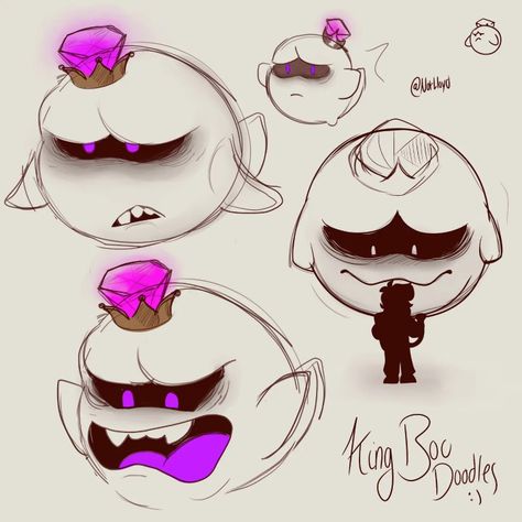 Don't repost, this isn't your art 💜 King Boo X Luigi Fanart, King Boo Fanart, King Boo Mario, Mario Comics, King Boo, Super Mario Brothers, Super Mario Art, Mario Art, Mario Brothers